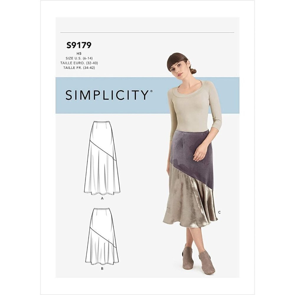 Simplicity Sewing Pattern 9179 10749 Misses Skirt Size 6-14‎